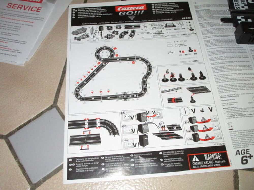 CIRCUIT ELECTRIQUE VOITURE CAR'S CARRERA GO Jeux / jouets