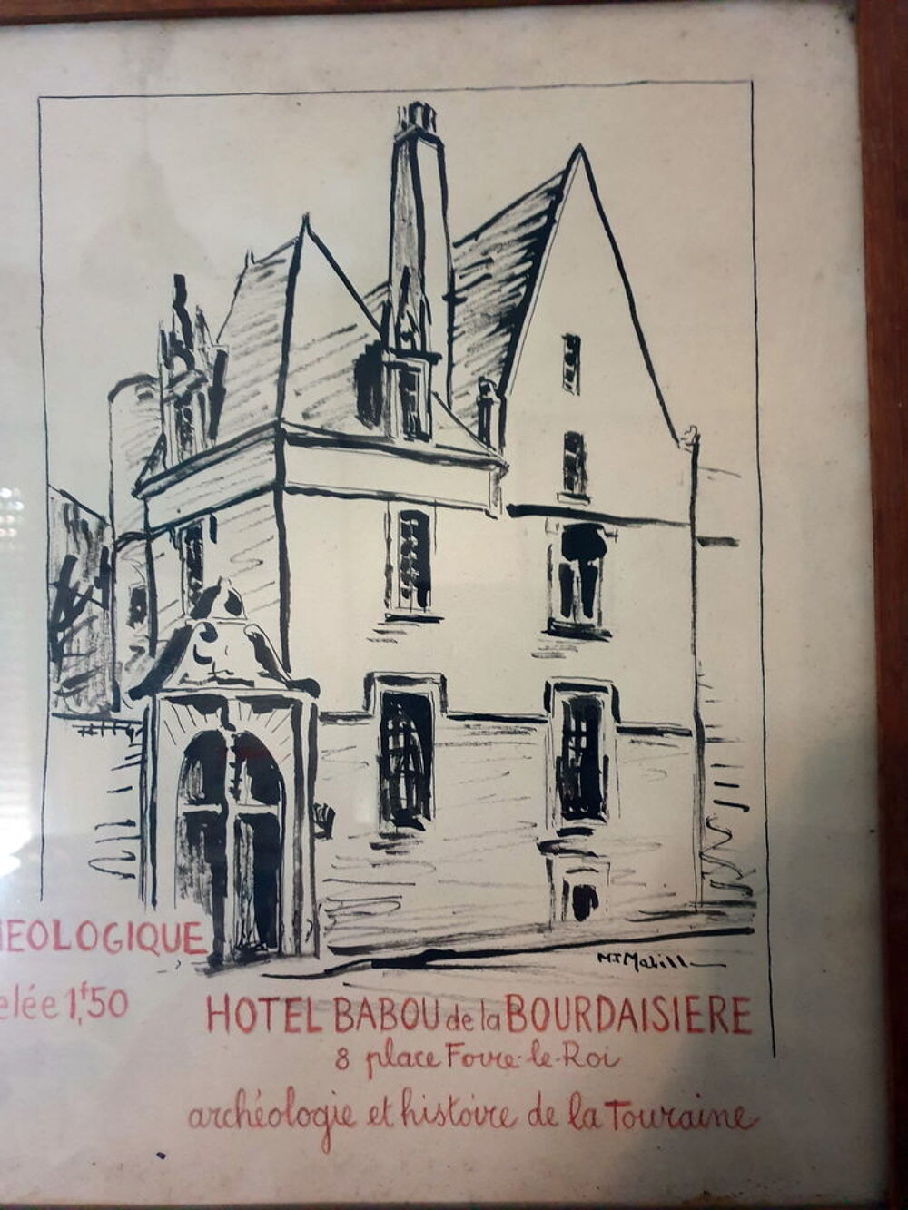 Dessin &agrave; l'encre de chine, unique et sign&eacute;...
Livres et BD