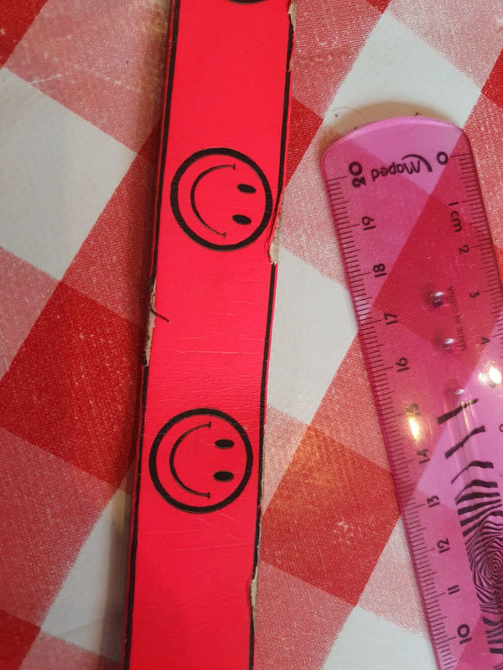 ceinture smiley - rose fluo Bijoux et montres