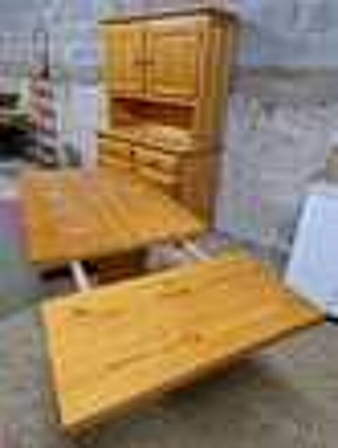 Ensemble buffet table et banc en pin Meubles