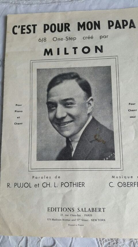 Lot 4 partitions anciennes 10 Tarbes (65)