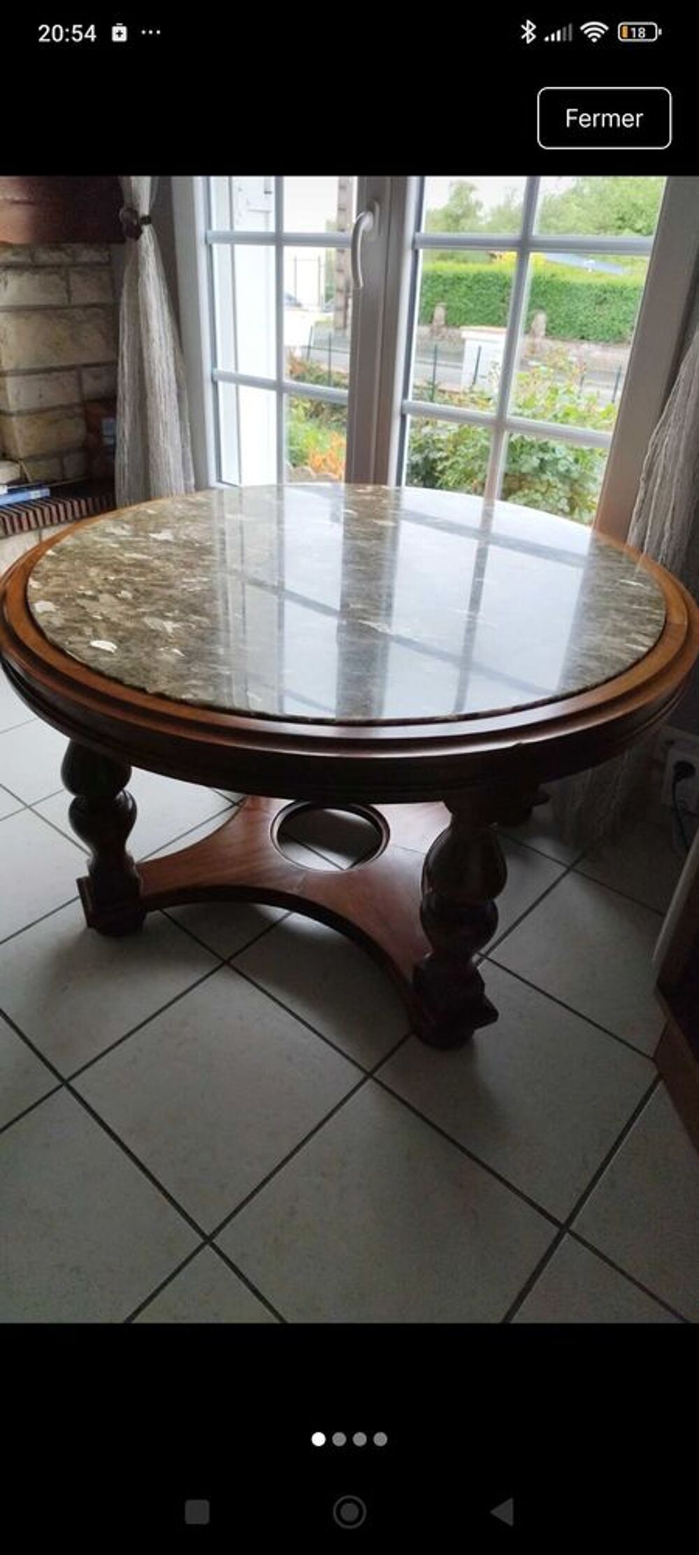 Salon de cuir et table de salon Meubles