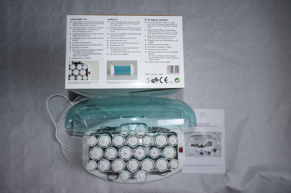 Set de bigoudis chauffants SHG 400W Electromnager