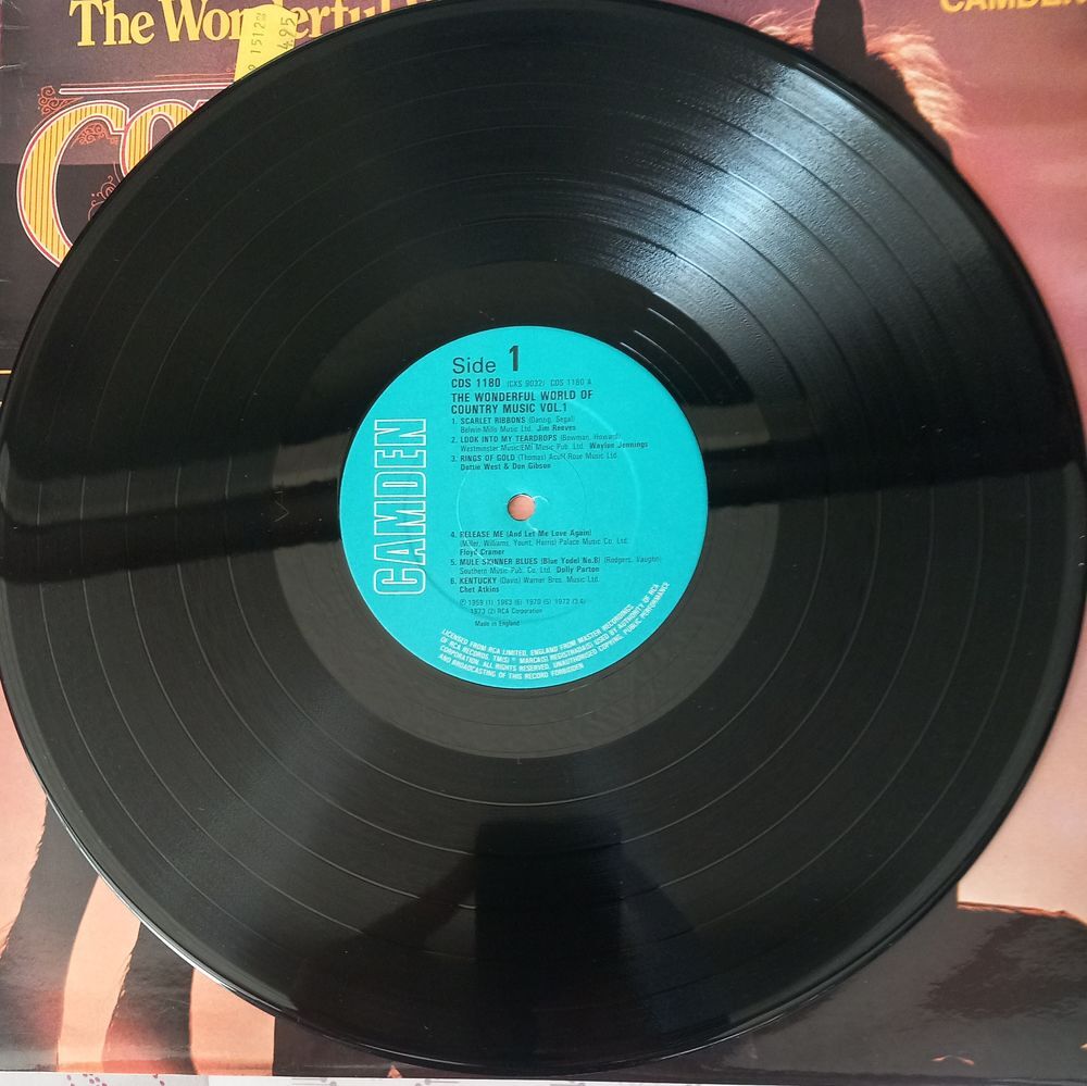 COUNTRY MUSIC / 2 X DISQUES VYNIL 33 TOURS CD et vinyles