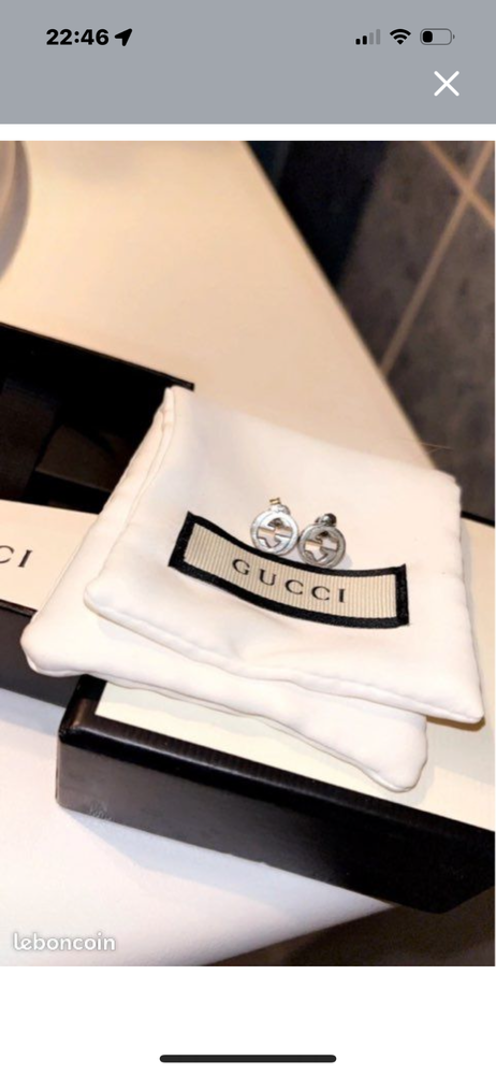 Boucle d'oreille Gucci Bijoux et montres