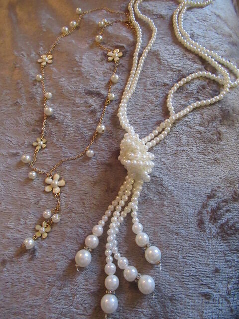 Colliers fantaisies (x2) - NEUFS 8 Livry-Gargan (93)