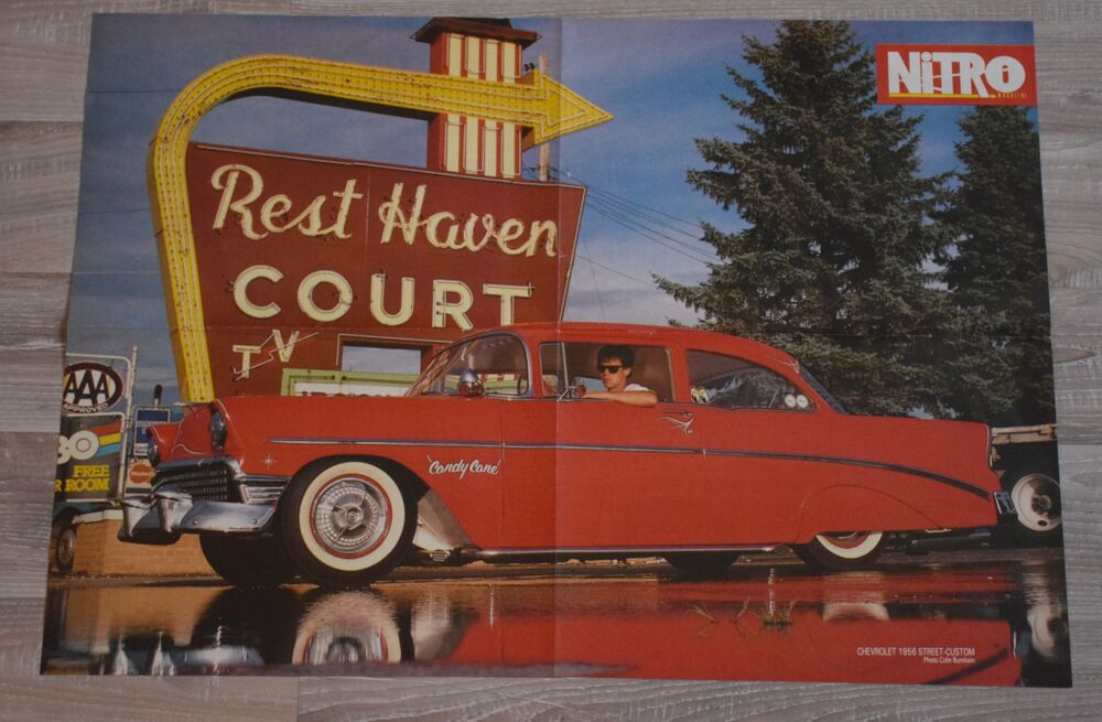 -Poster Nitro Chevrolet 1956 et Chevrolet 1940...Ann&eacute;e 1990 