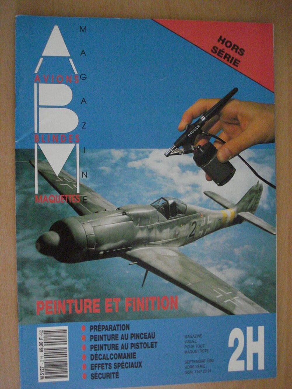 Magazine Avions Blind&eacute;s Maquettes (ABM) Hors s&eacute;rie 2H Livres et BD
