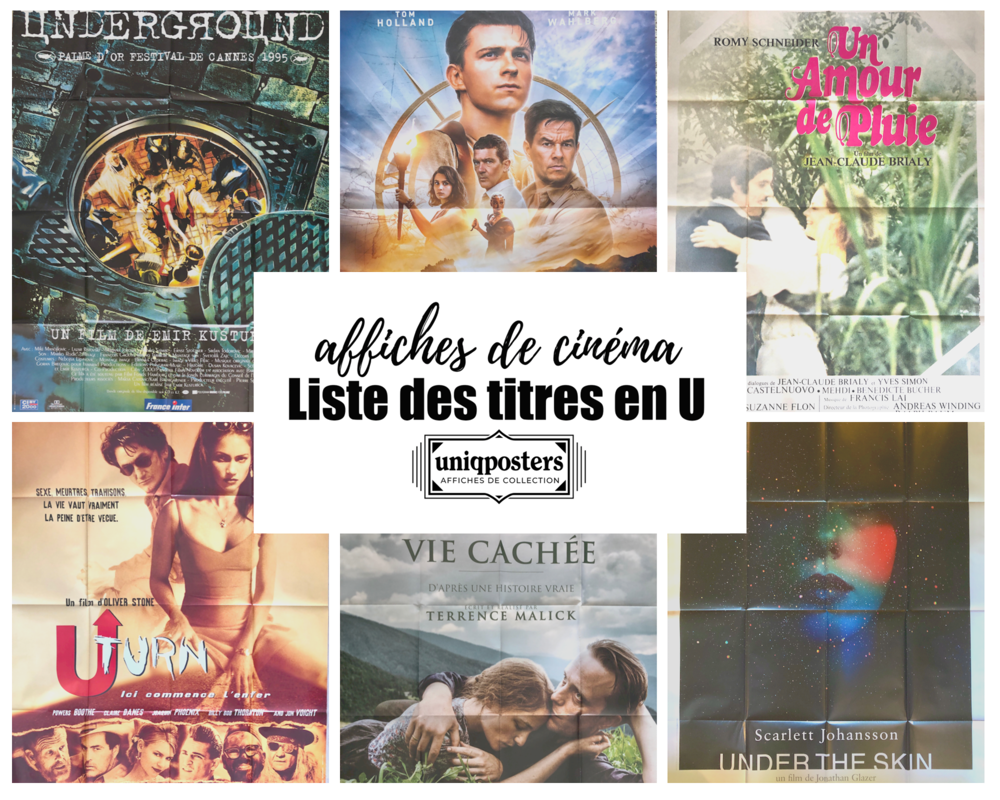 Affiches originales de cin&eacute;ma : Films en U 