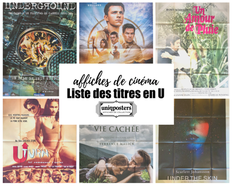 Affiches originales de cinéma : Films en U 0 Montpellier (34)