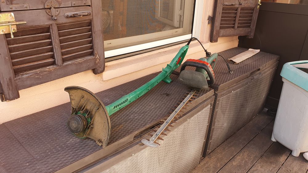  taille-haies METABO et coupe-bordure &agrave; fil - 50 euro les 2 Jardin