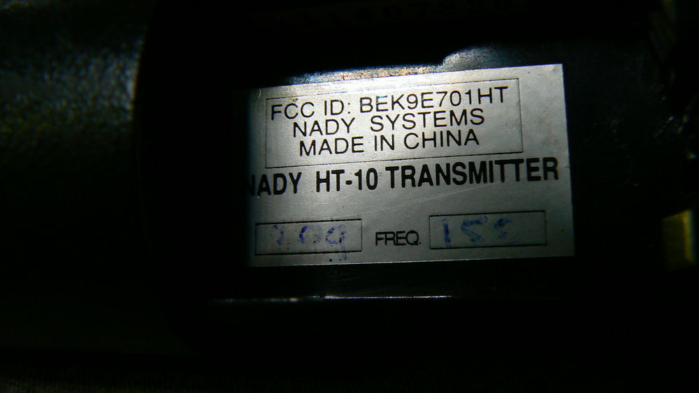 Nady 201 Microphone sans fil Bricolage