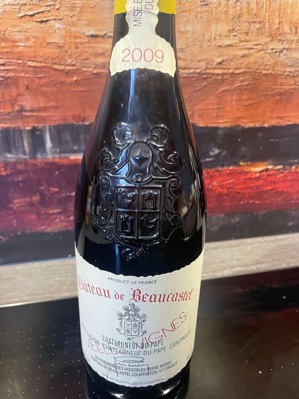 1 Bt CH&Acirc;TEAUNEUF-DU-PAPE, Blanc 2009, Vieilles Vignes. 99pk, Cuisine