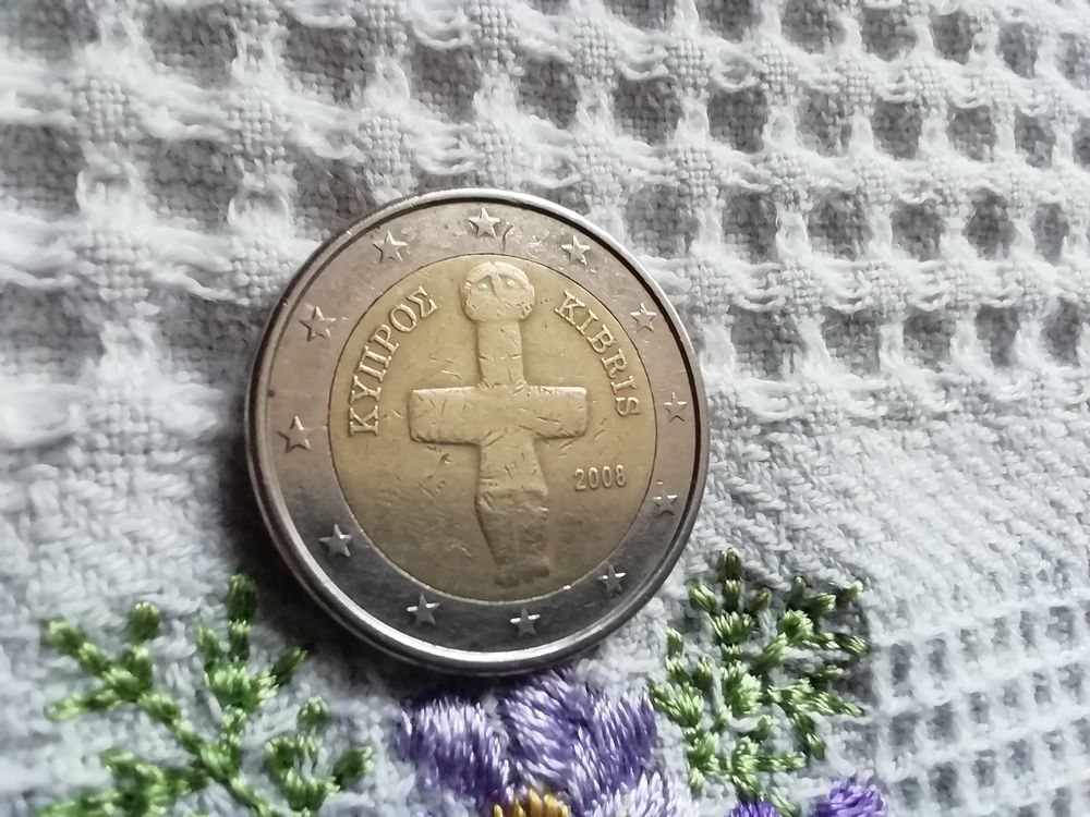 Pi&egrave;ce 2 € Chypre 2008 pour collectionneur 
