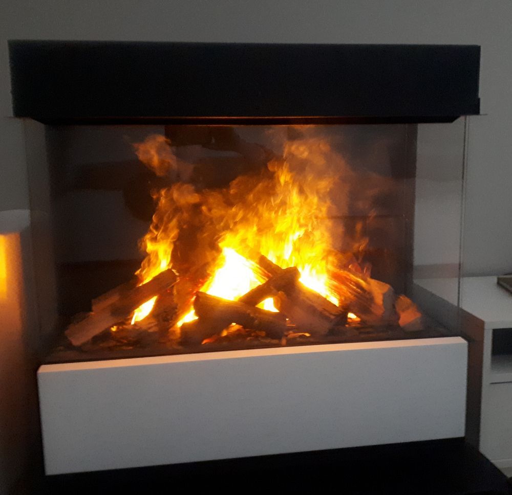 Insert &eacute;lectrique &agrave; vapeur d'eau - Etat neuf Décoration