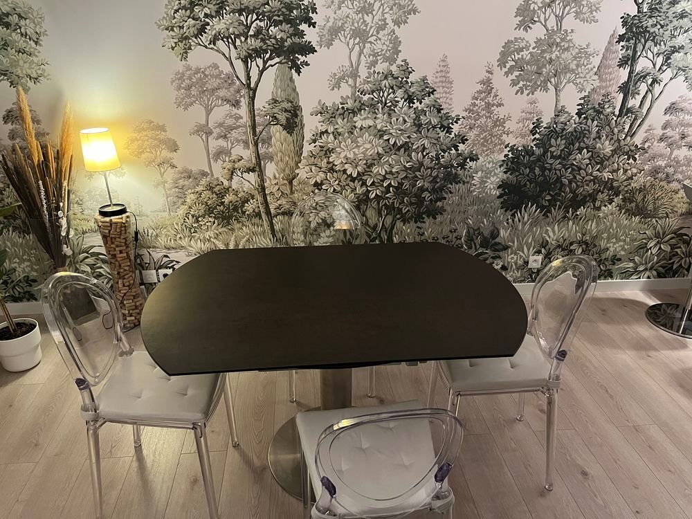 table &agrave; manger modulable plateau c&eacute;ramique Meubles