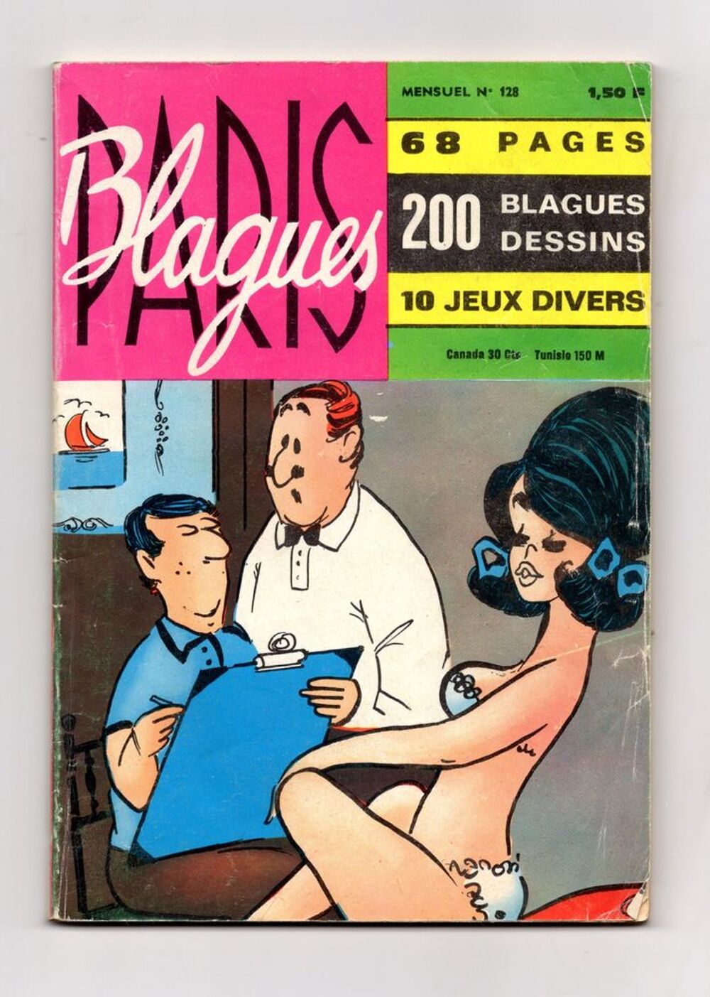Paris-blagues n&deg; 128 - Lassalvy - Didier - Marssoup - Roger Livres et BD