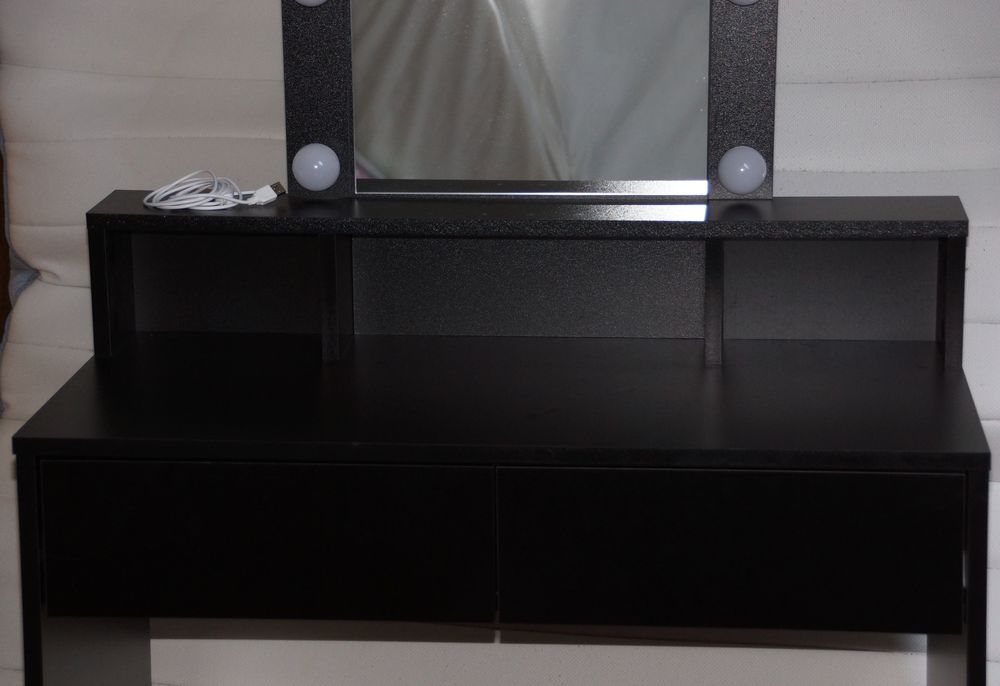 COIFFEUSE VASAGLE MIROIR AVEC LED Meubles