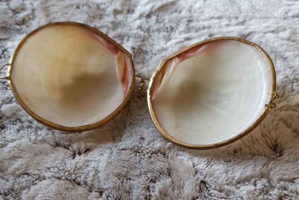 &Eacute;crin en nacre et laiton en coquillage Bijoux et montres