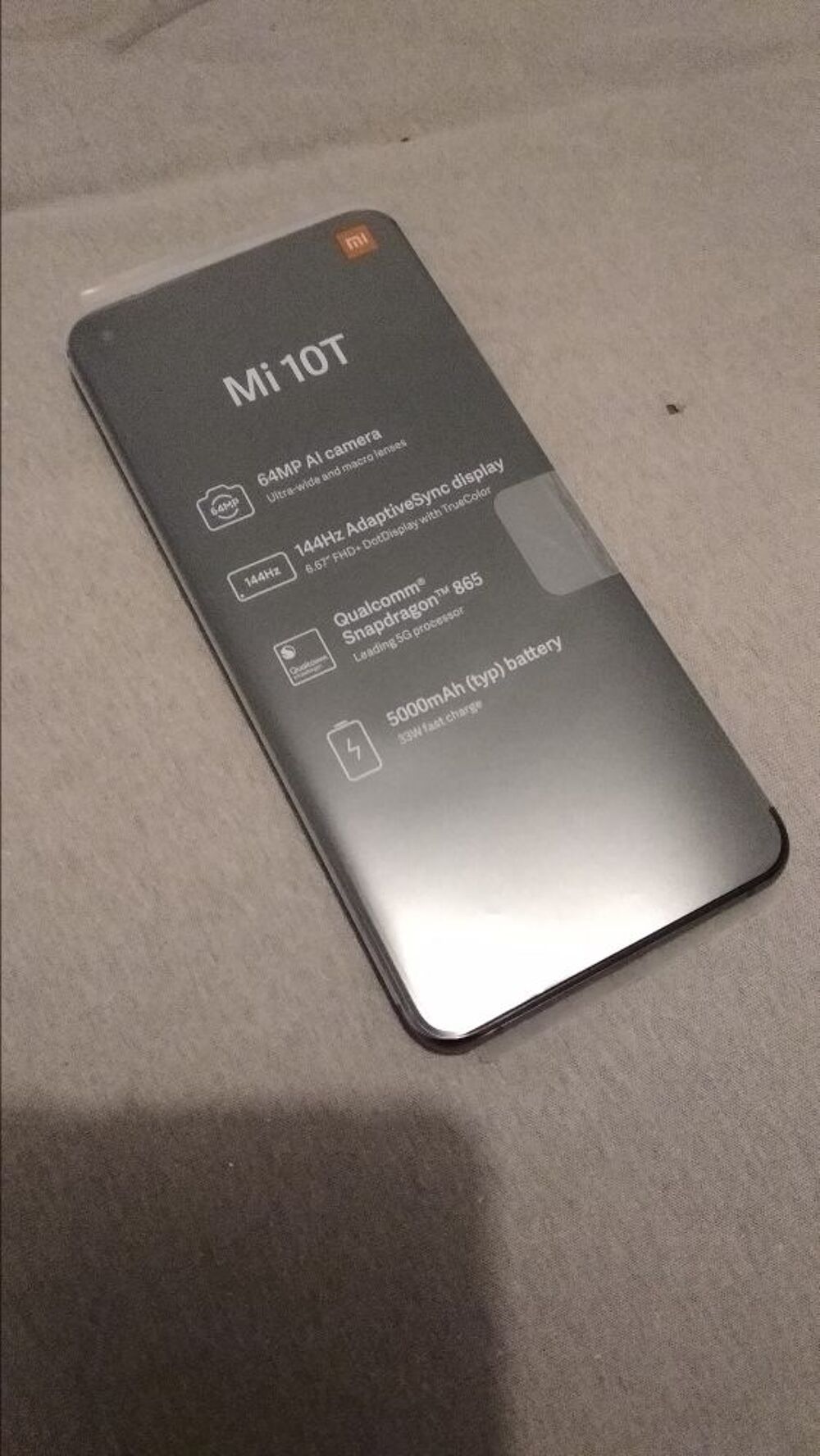 XIAOMI mi 10 T neuf avec facture Téléphones et tablettes