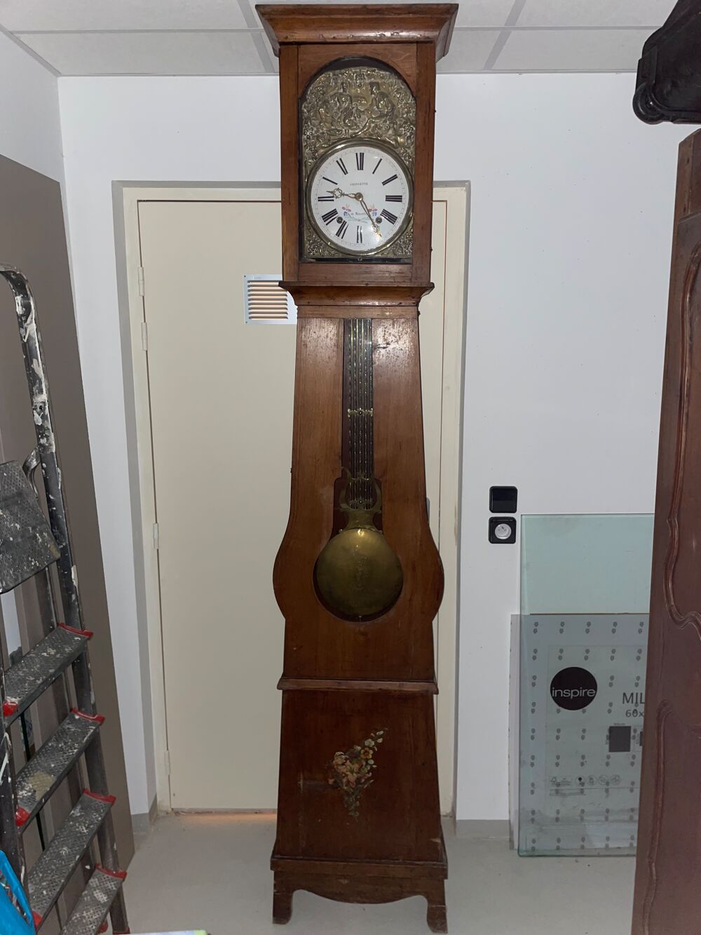 Magnifique horloge comtoise avec carillon Meubles