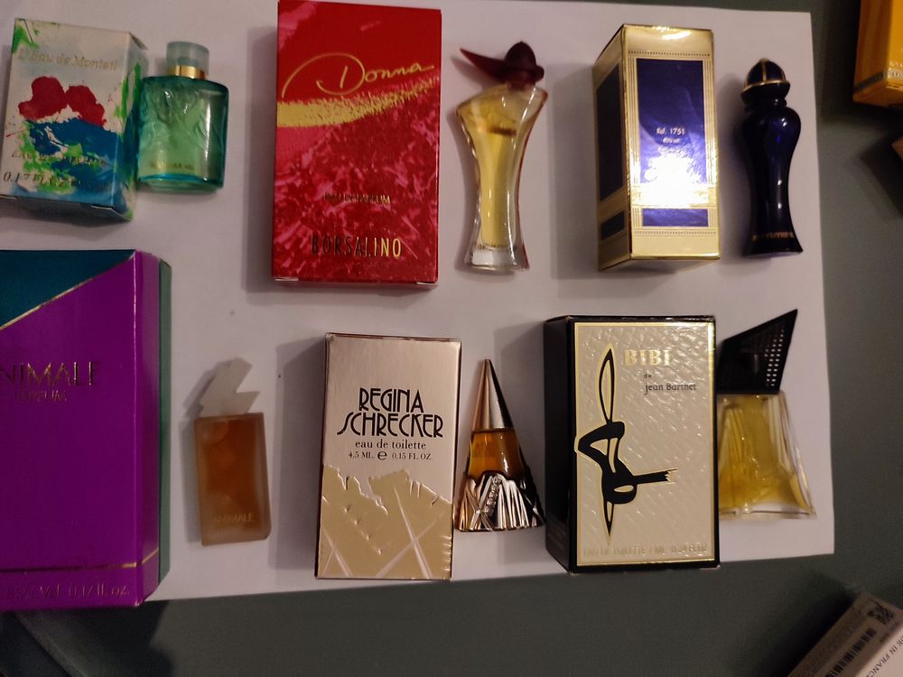 6 miniatures de parfum 