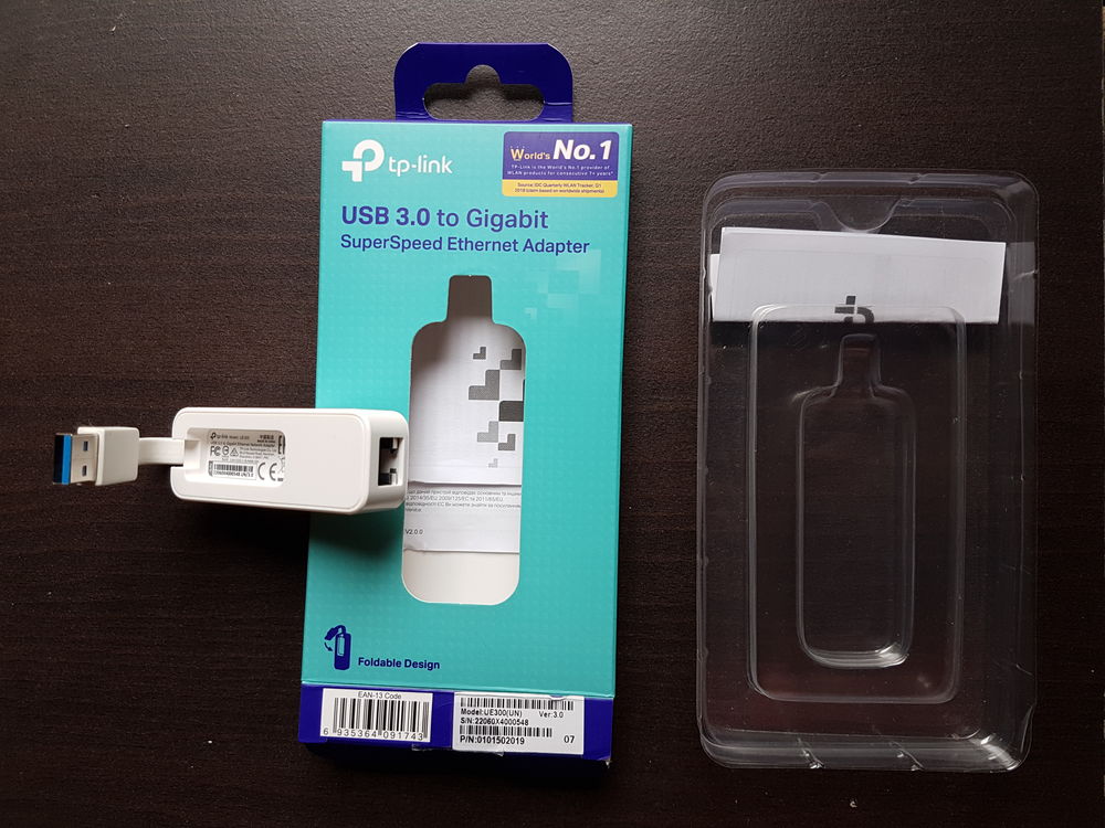 Adaptateur RJ45 vers USB3_Marque TP-Link UE300 Photos/Video/TV