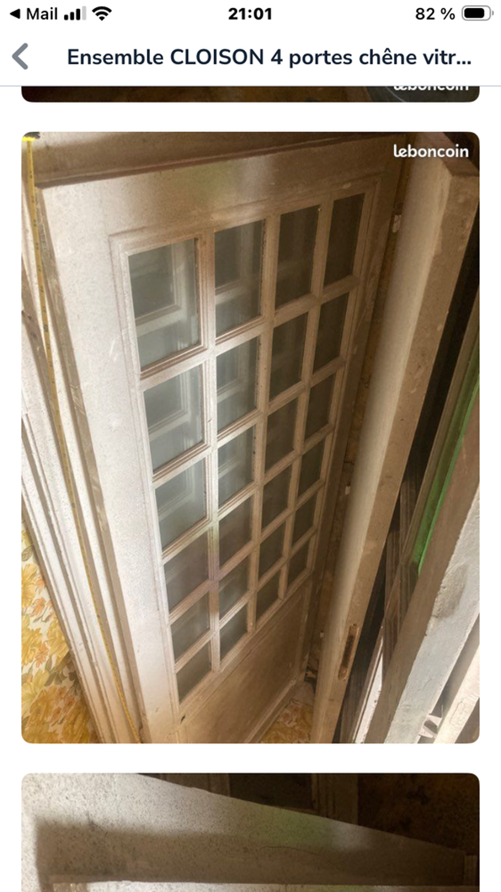 ensemble cloison vitr&eacute;e 4 portes XXL Bricolage