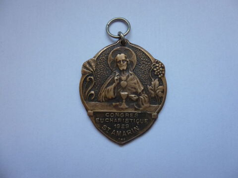 MEDAILLE RELIGIEUSE EN BRONZE .  ALSACE .  1929 . 4 Urb�s (68)