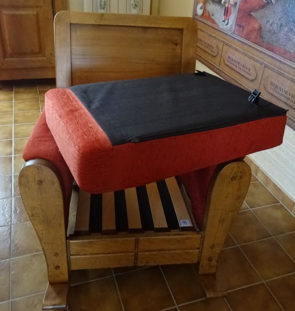 Fauteuil en ch&ecirc;ne massif -Tr&egrave;s confortable- Excellent Meubles