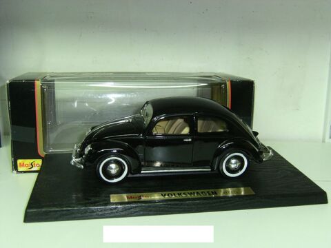 1951 Volskwagen cox beetle noire Maisto au 1/18 39 Pont-Sainte-Marie (10)