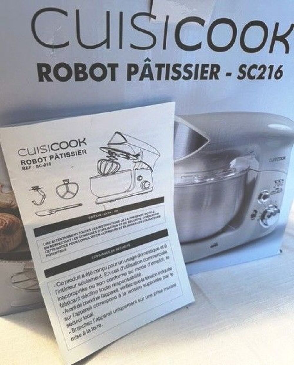 Robot de Cuisine Multifonction - CUISICOOK Electroménager