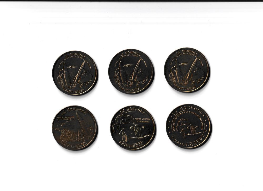MDP Lot 5 m&eacute;dailles Mus&eacute;e La Coupole
