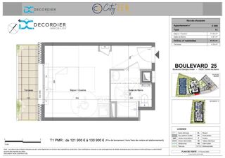  Appartement � vendre 1 pi�ce 22 m�