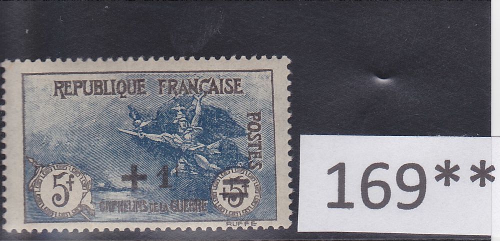 Timbre france neuf xx sans charniere 169 