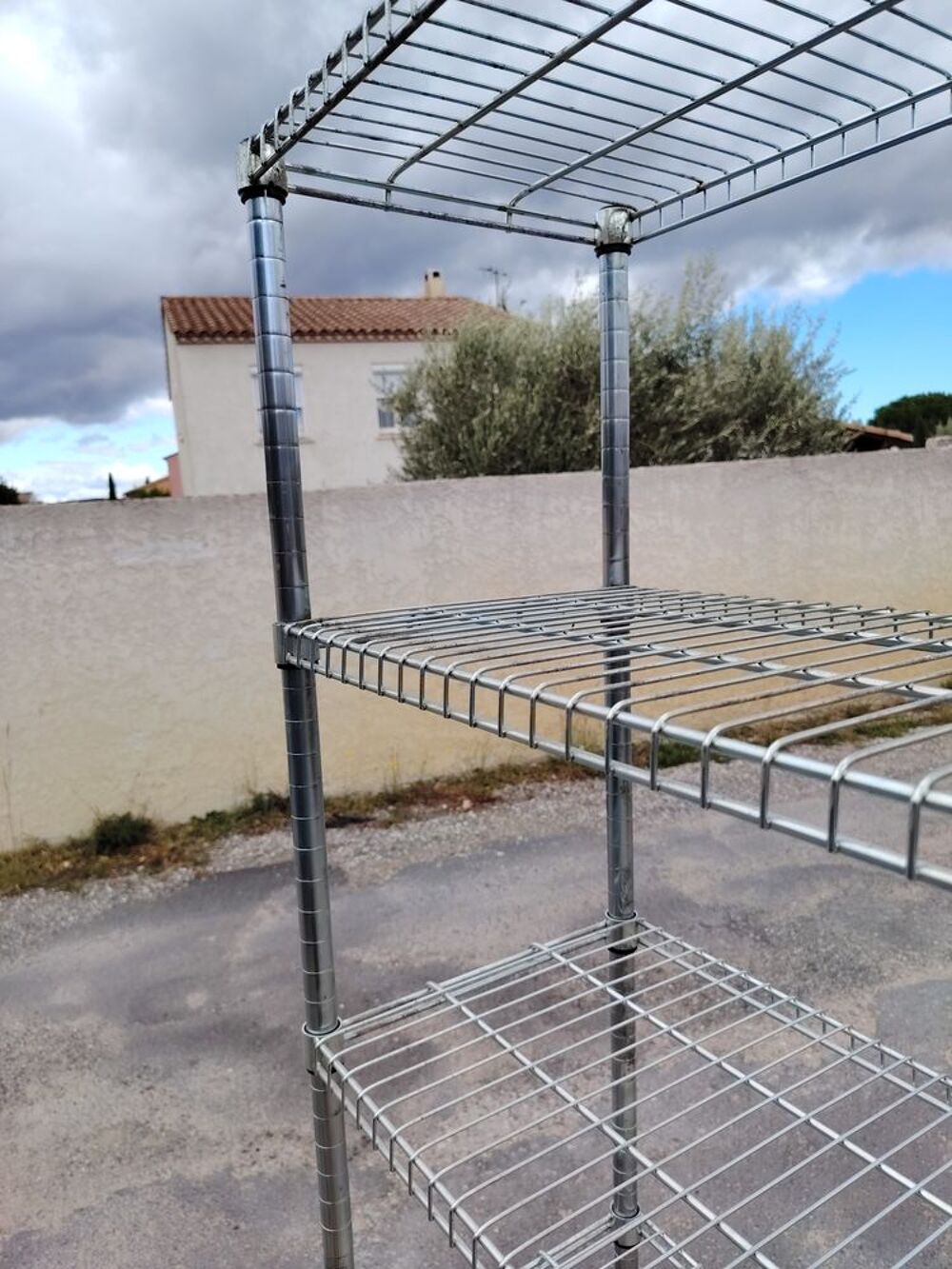 Etag&egrave;re m&eacute;tal Chrome Bricolage