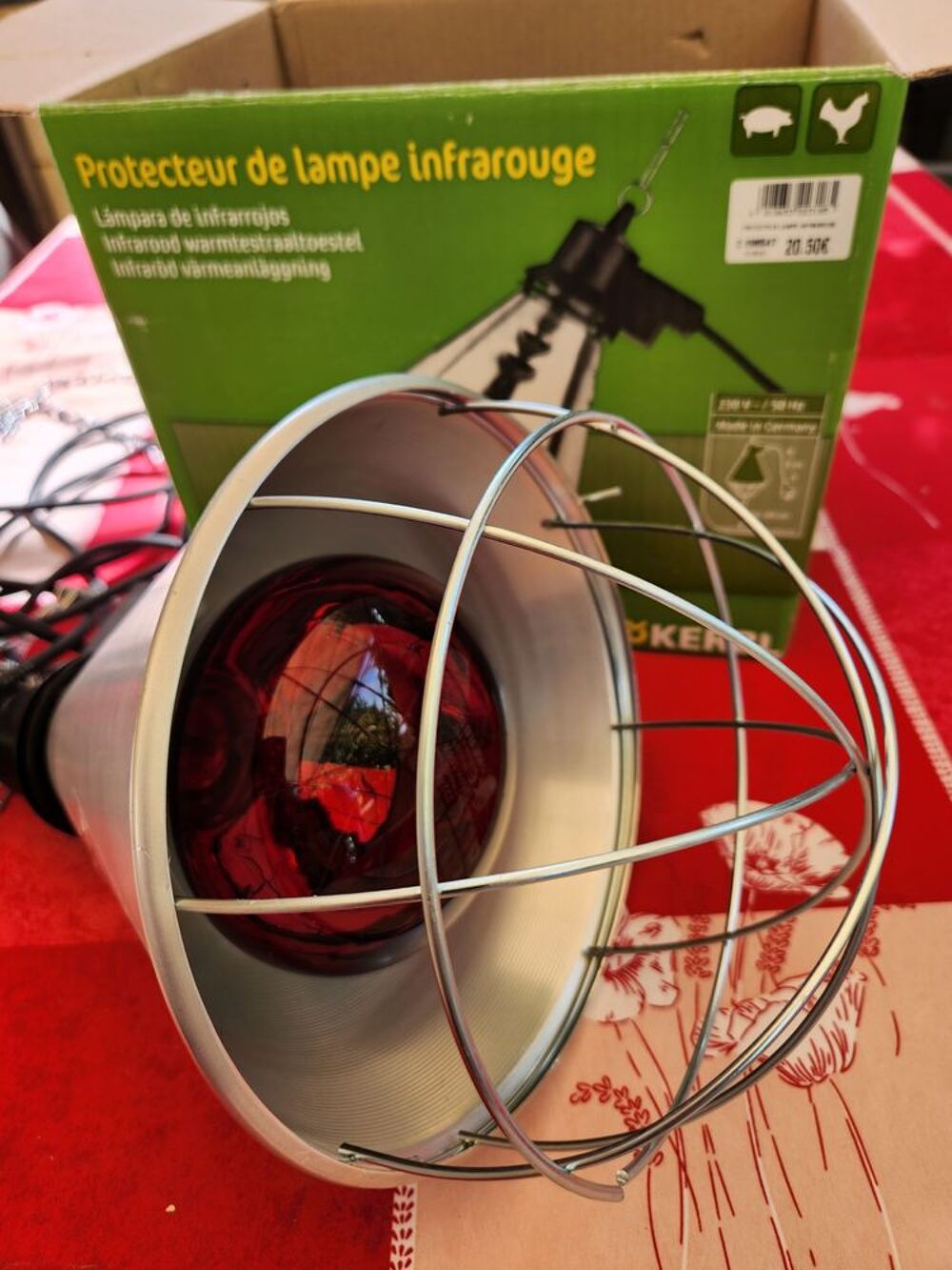   Lampe chauffante infrarouge  