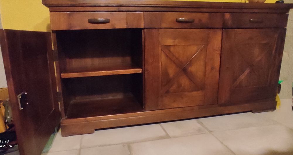 Ensemble meuble et table en merisier Meubles