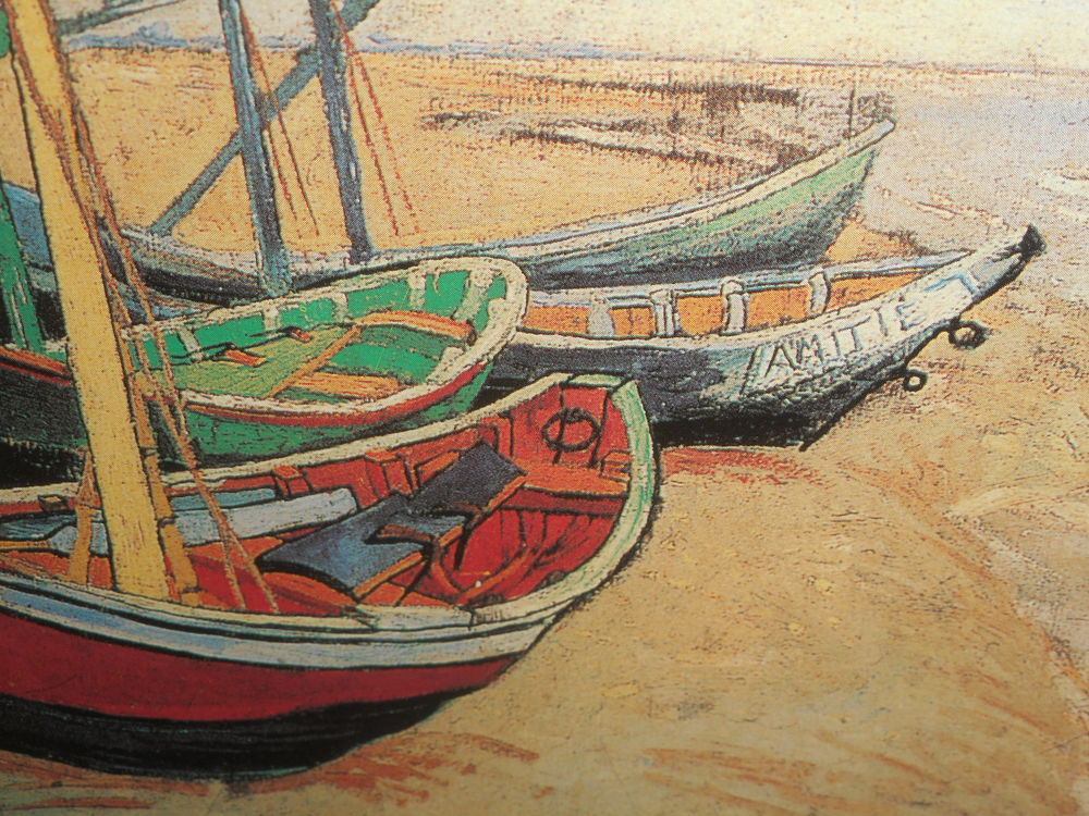 Reproduction Vincent Van Gogh sous verre Décoration