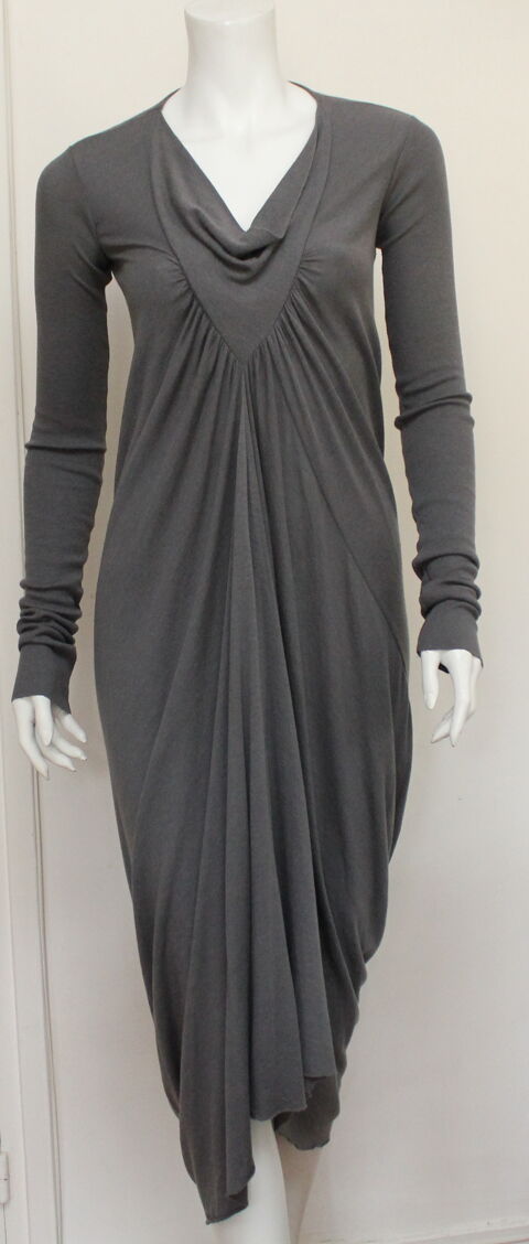 Robe drapée RICK OWENS lilies T.40 200 Issy-les-Moulineaux (92)