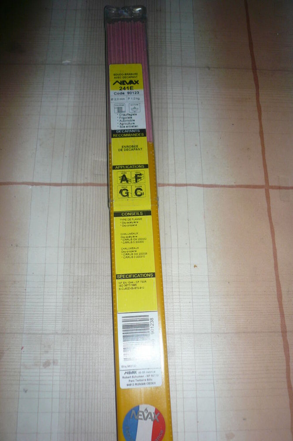 Baguettes de soudo brasure Bricolage