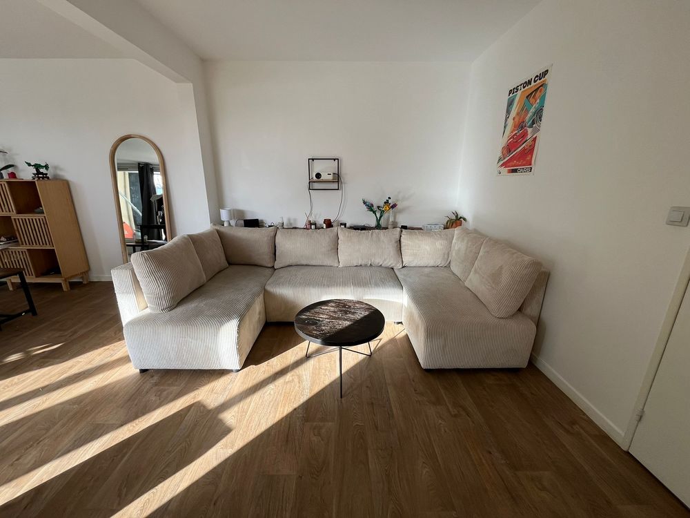 Canap&eacute; d'angle ABEL 5 places Conforama - convertible Meubles