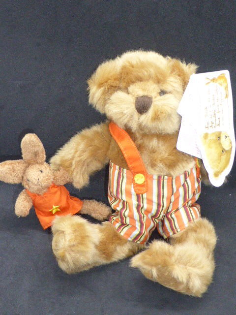 Peluche ours Basile avec son doudou lapin Carré Blanc 21 cm 7 Rueil-Malmaison (92)