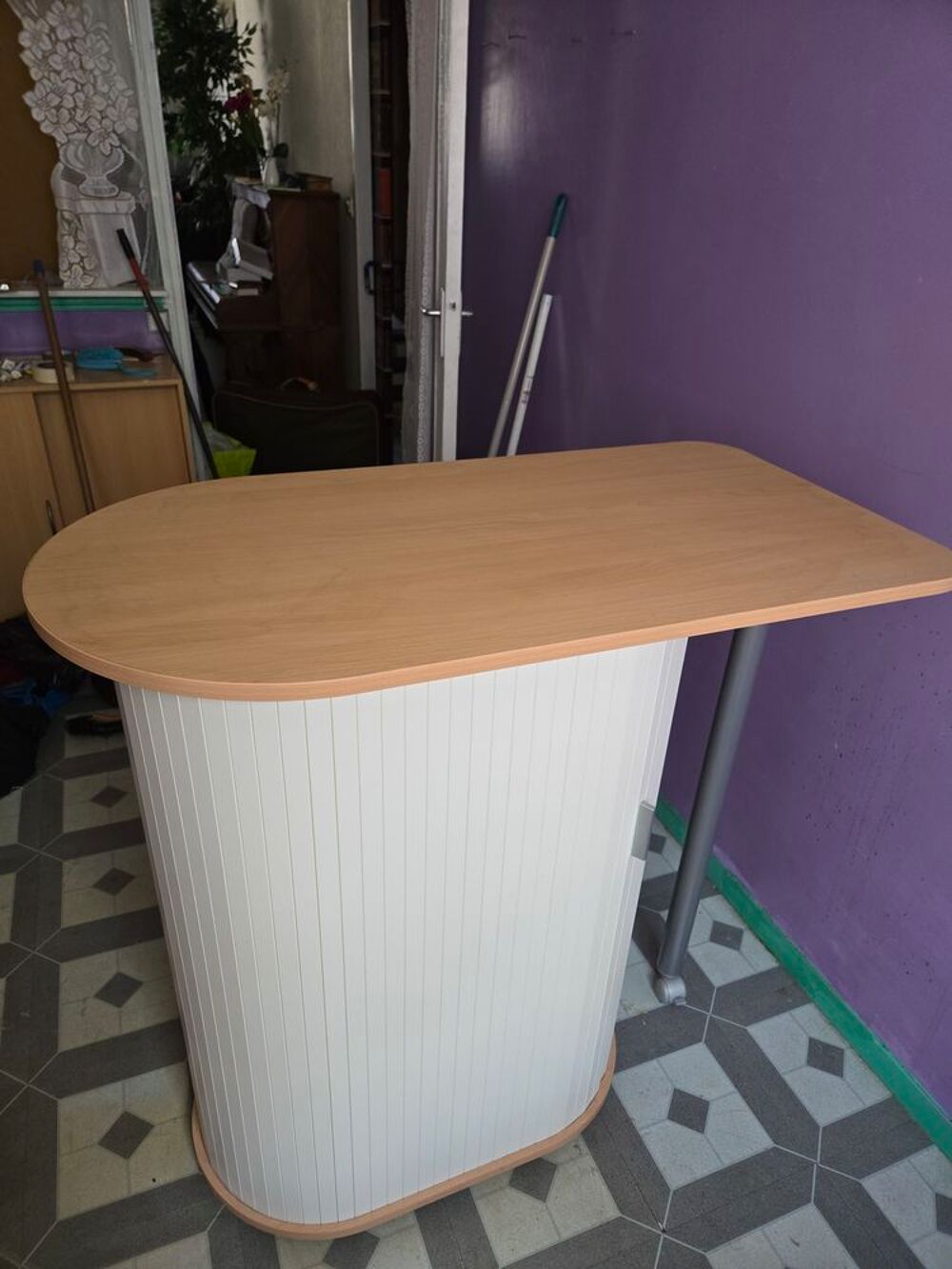 Table de Cuisine Ch&ecirc;ne naturel prix 40€ Meubles