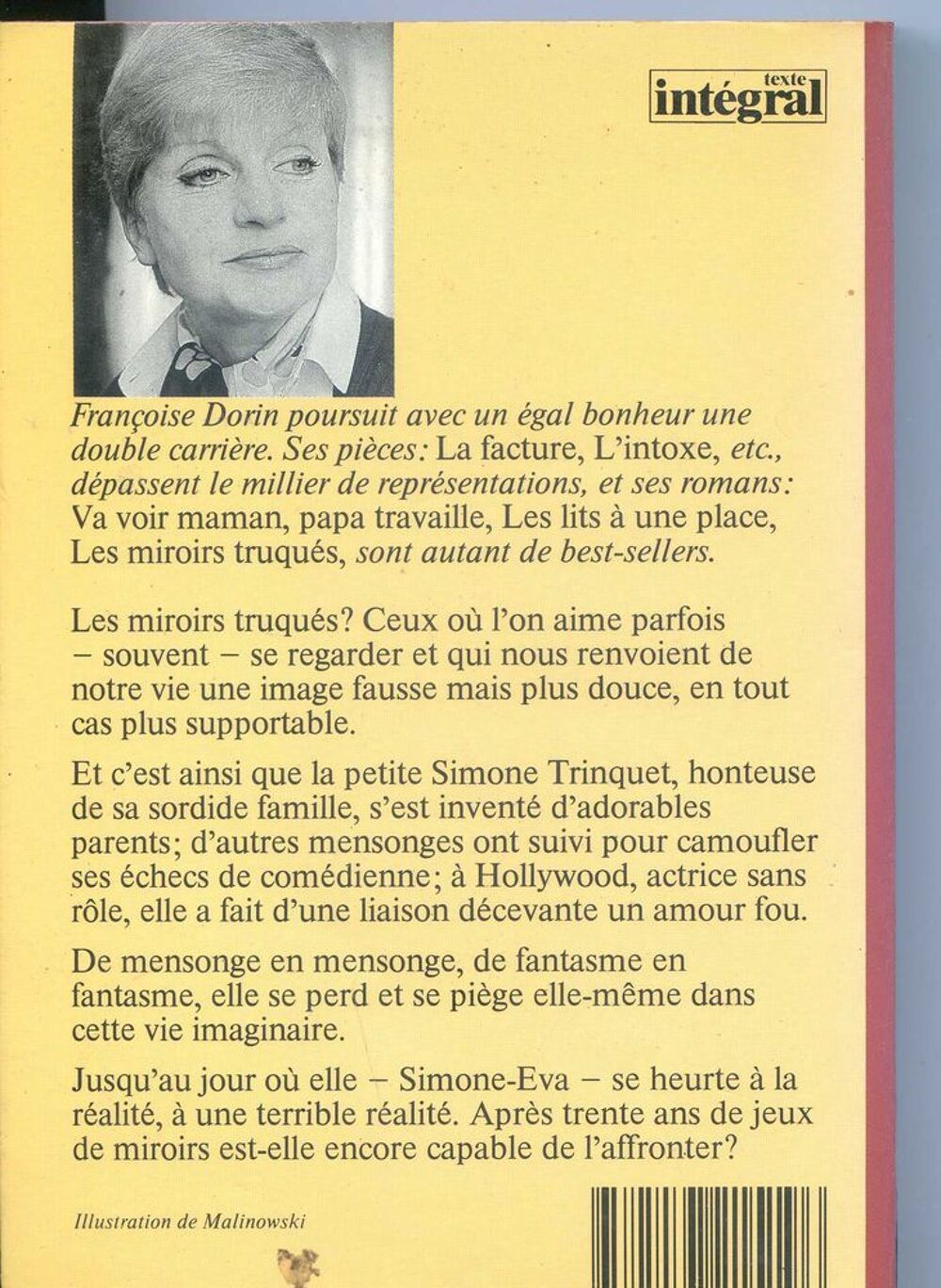 LES MIROIRS TRUQU&Eacute;S, Fran&ccedil;oise Dorin, Livres et BD
