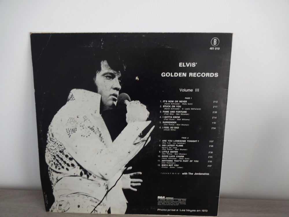 ELVIS PRESLEY VINYLE TEL / 0627473514 CD et vinyles