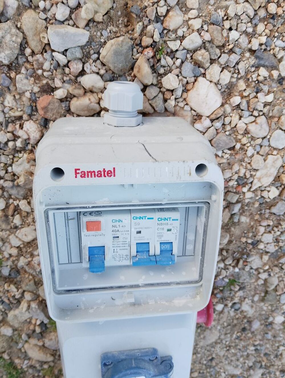 Coffret de Chantier IP54 Famatel arret Bricolage