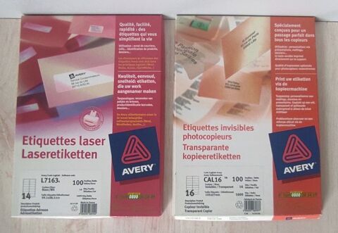 Etiquettes laser blanches et transparentes 4 Metz (57)