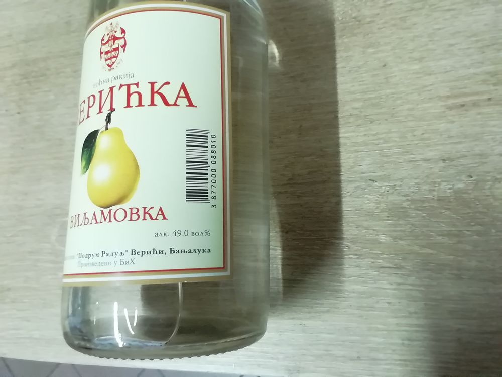 Vodka &agrave; la poire de 1999 Cuisine