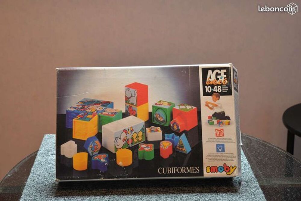 Cubiforme smoby b&eacute;b&eacute; complet et autres vintage Jeux / jouets